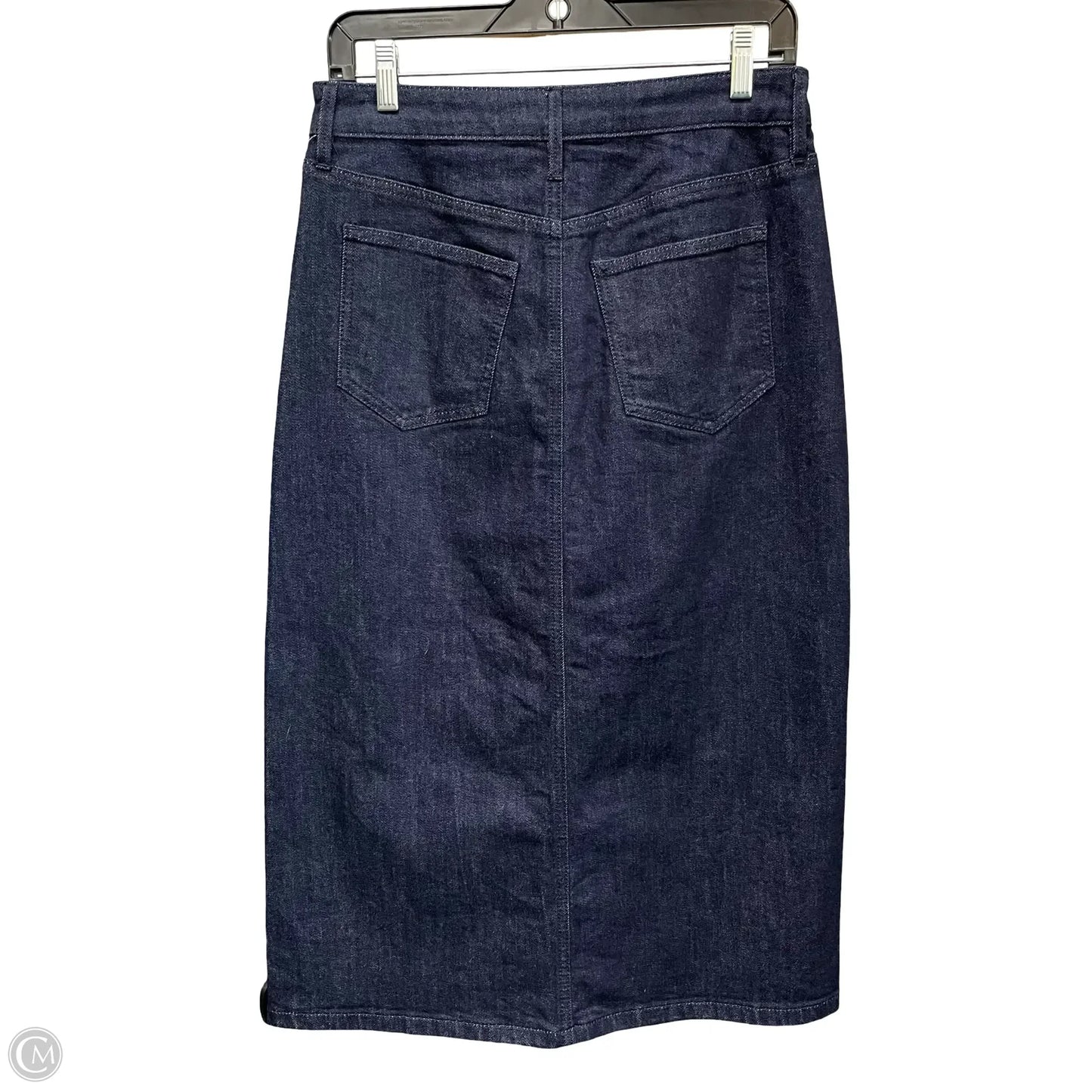 Skirt Midi By Ann Taylor In Blue Denim, Size: 2