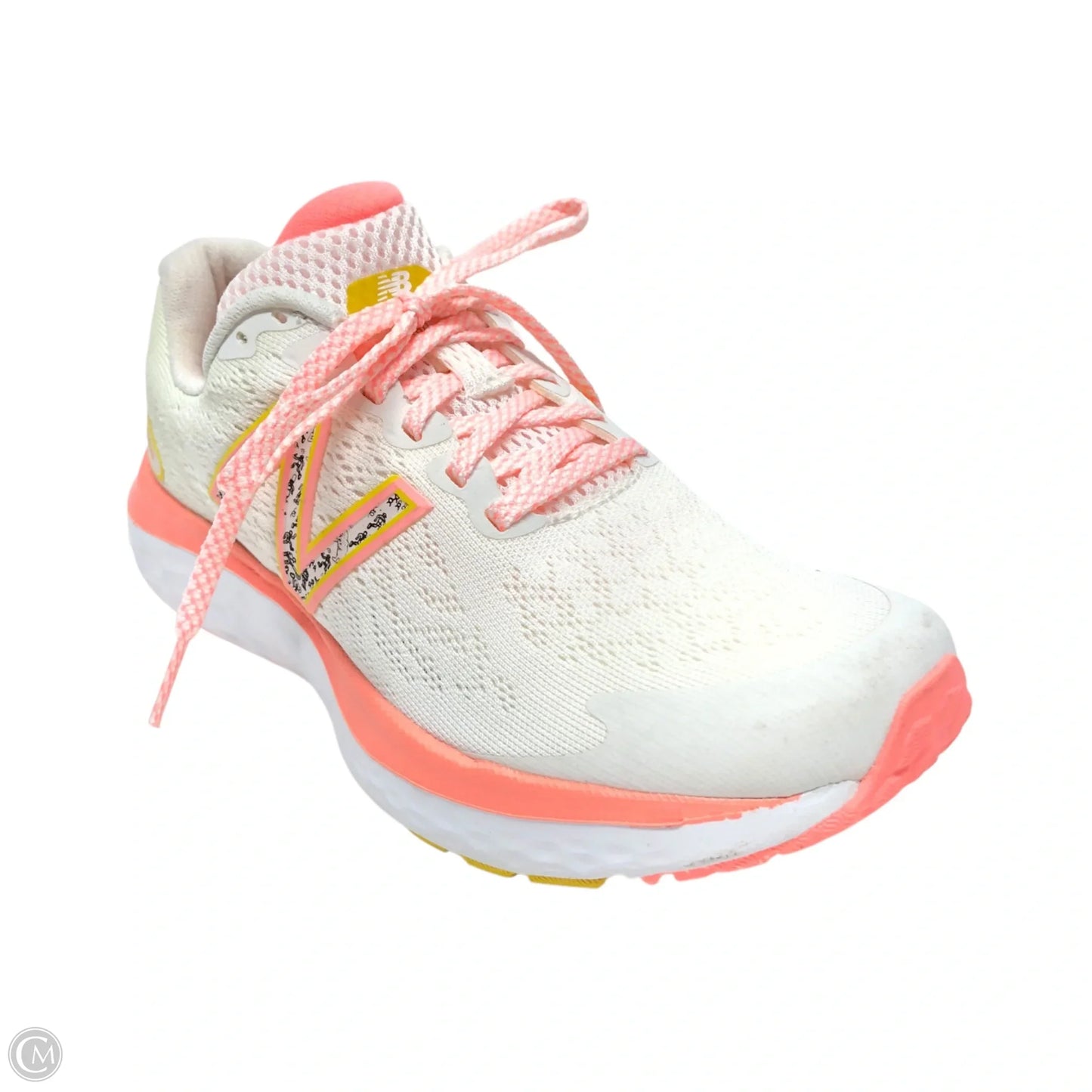 Shoes Athletic By New Balance In Pink & White, Size: 5