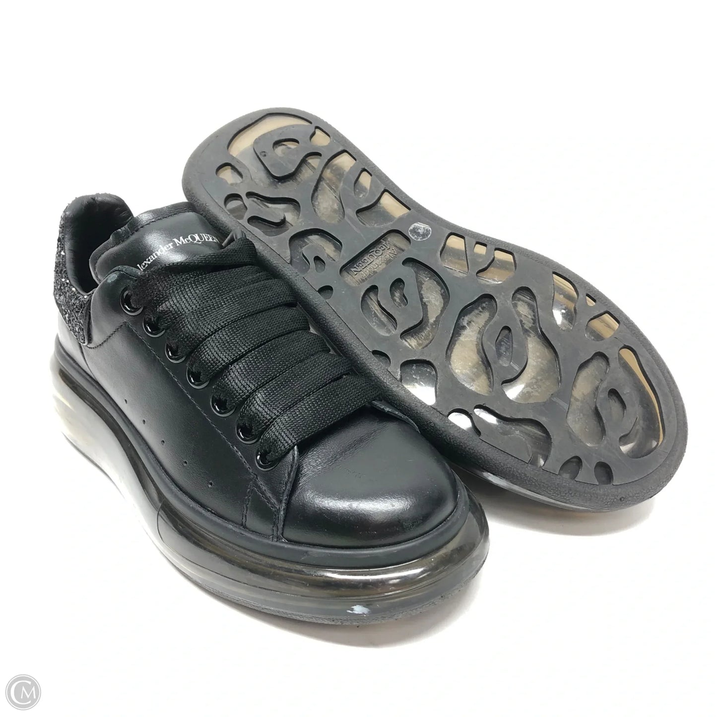 Shoes Luxury Designer By Alexander Mcqueen In Black, Size: 5.5