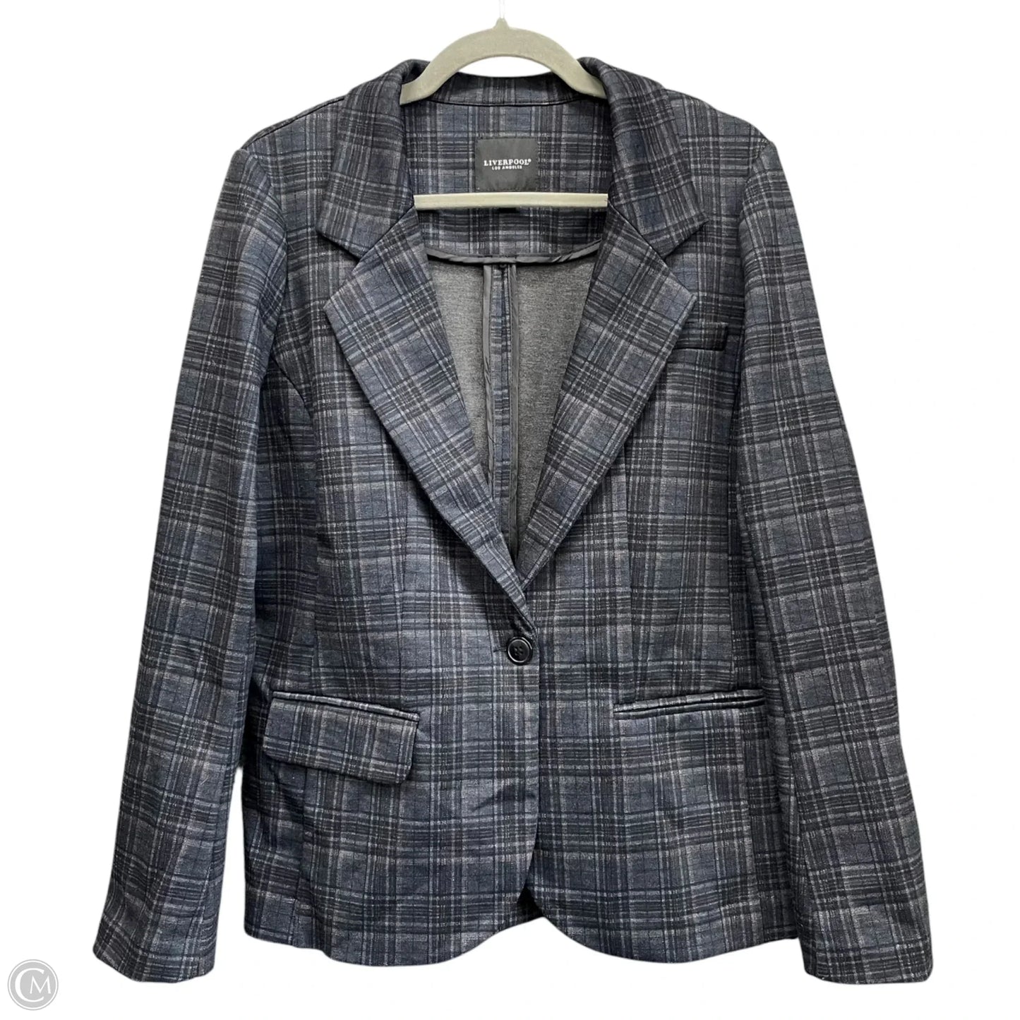 Blazer By Liverpool In Black & Blue, Size: L
