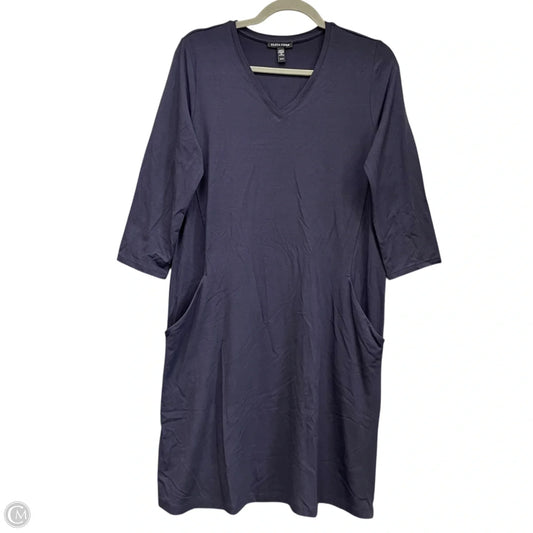 Dress Casual Short By Eileen Fisher In Navy, Size: Xs