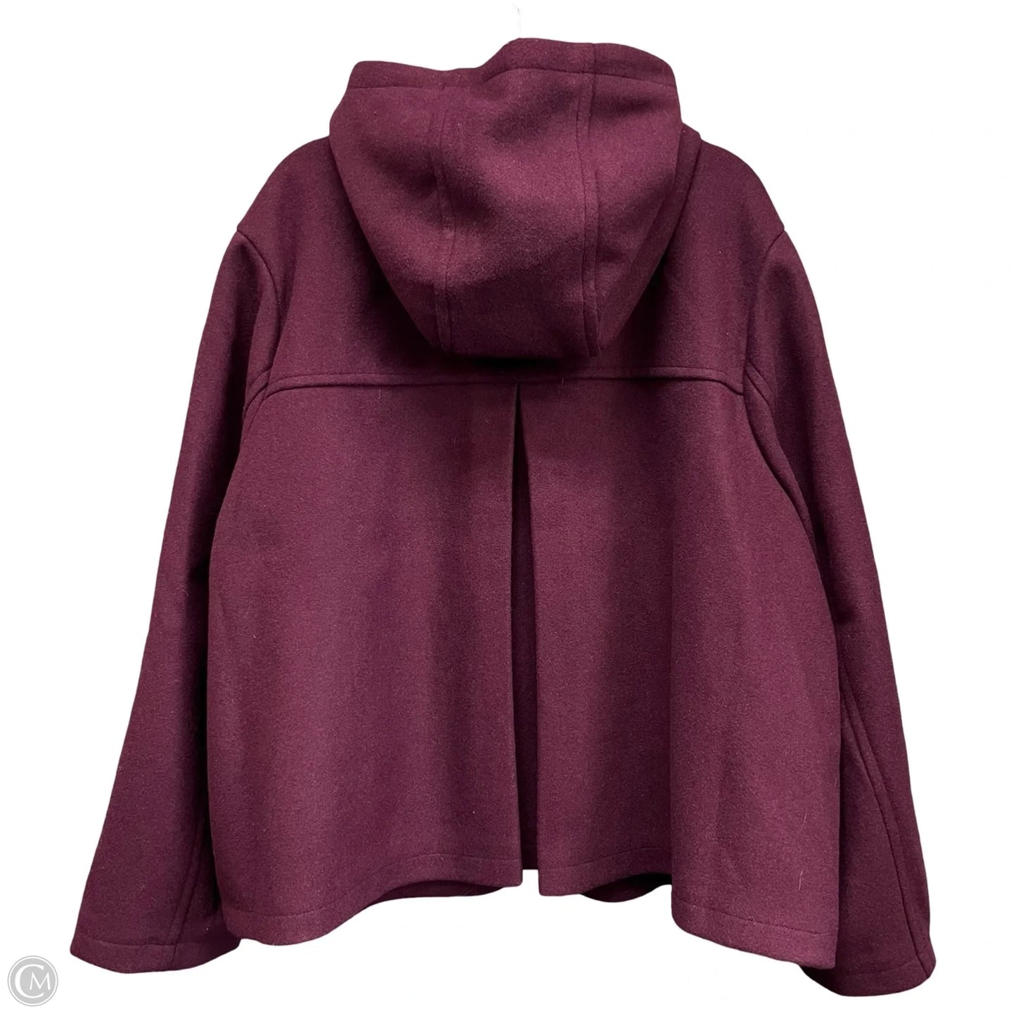 Coat Wool By Time And Tru In Purple, Size: 3x