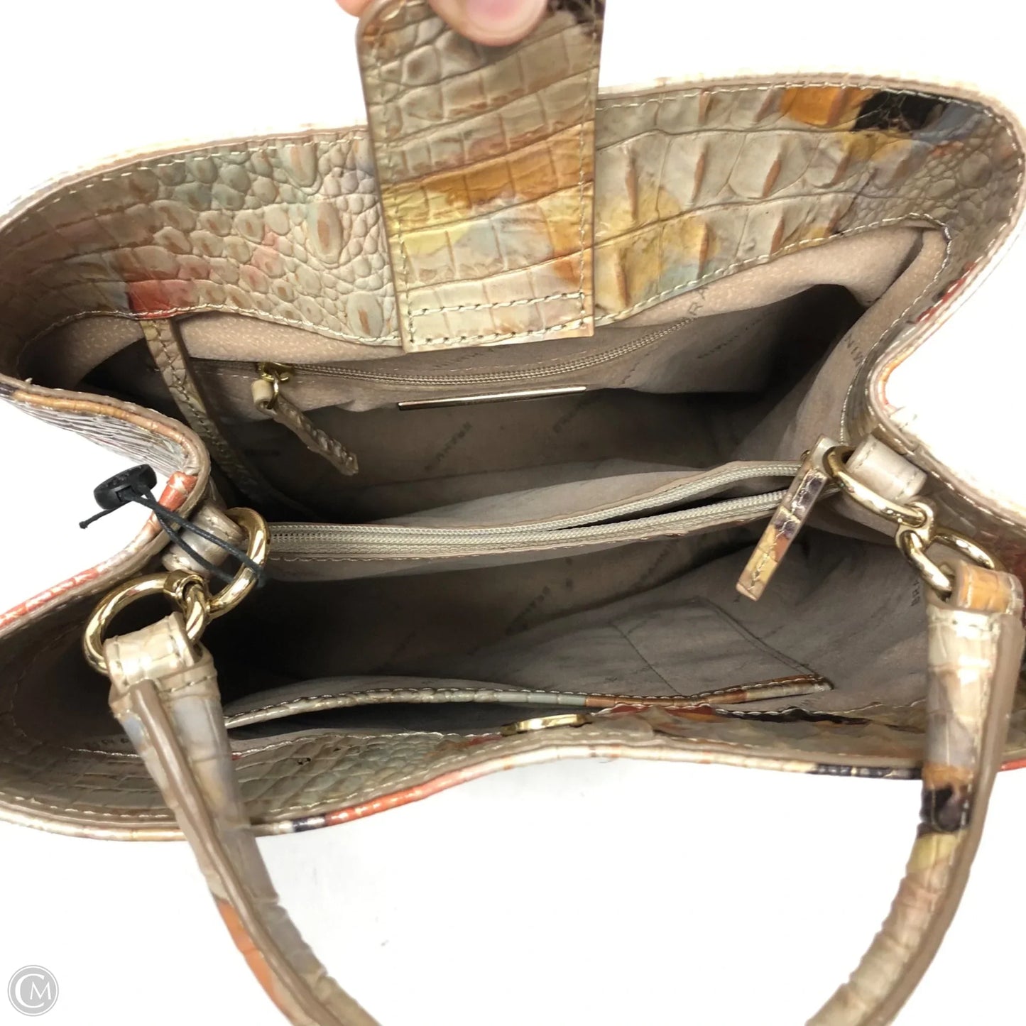 Handbag Designer By Brahmin, Size: Medium