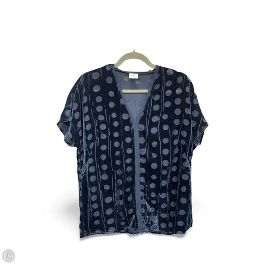 Top Short Sleeve By Cabi In Navy, Size: Xs