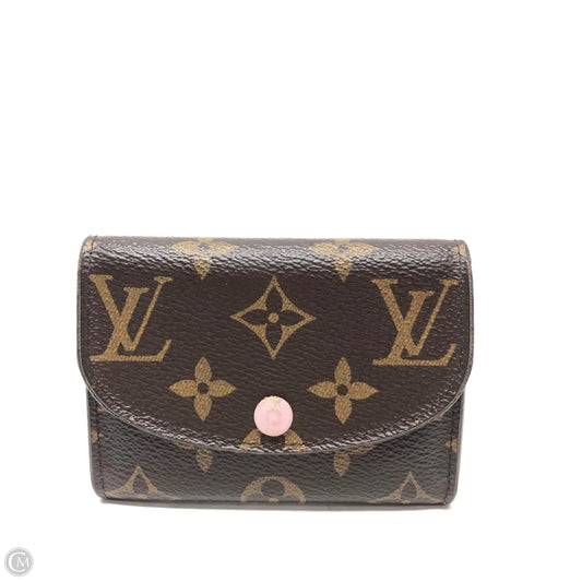 Wallet Luxury Designer By Louis Vuitton, Size: Small