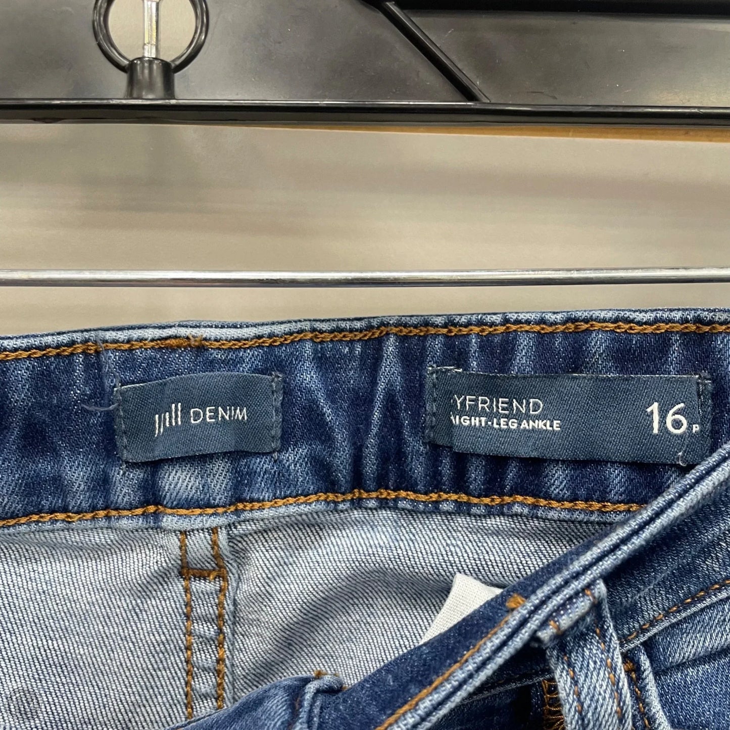 Jeans Boyfriend By J. Jill In Blue Denim, Size: 16