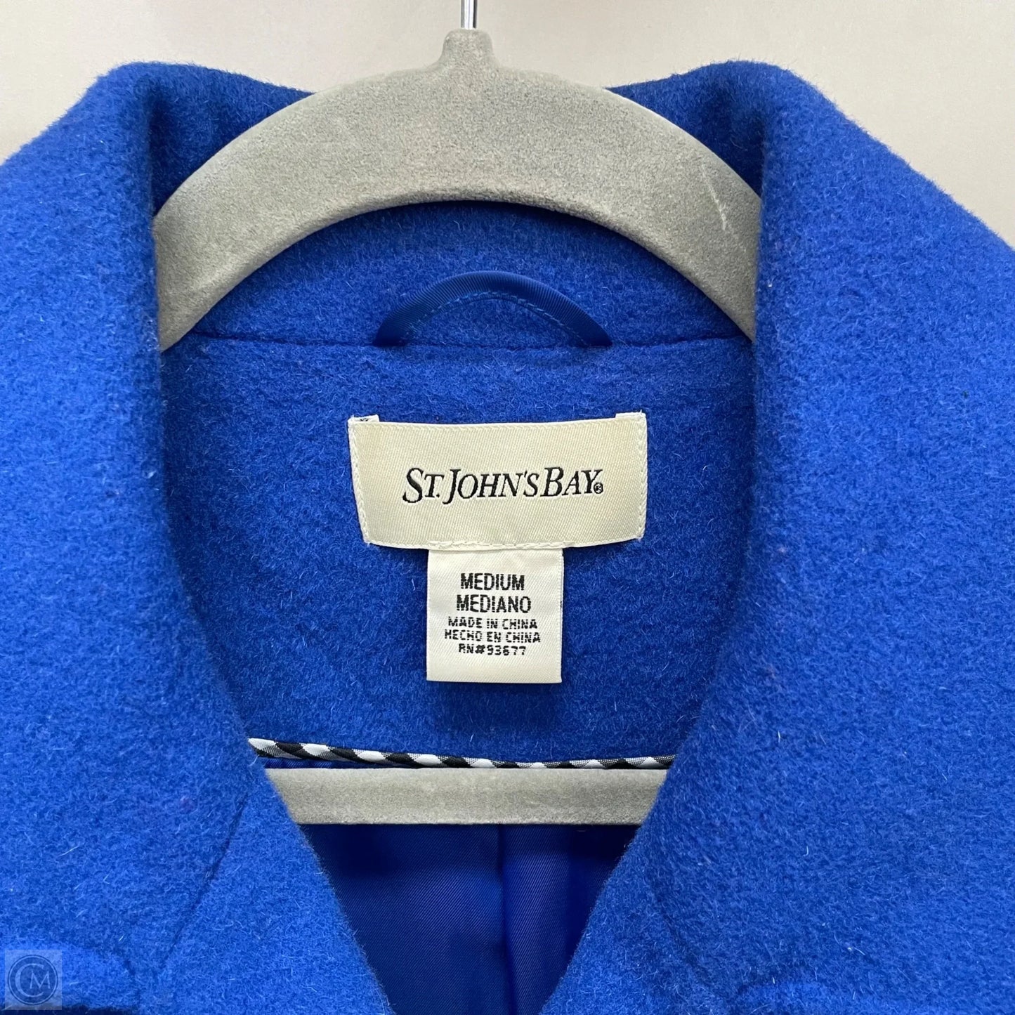 Coat Peacoat By St Johns Bay In Blue, Size: M