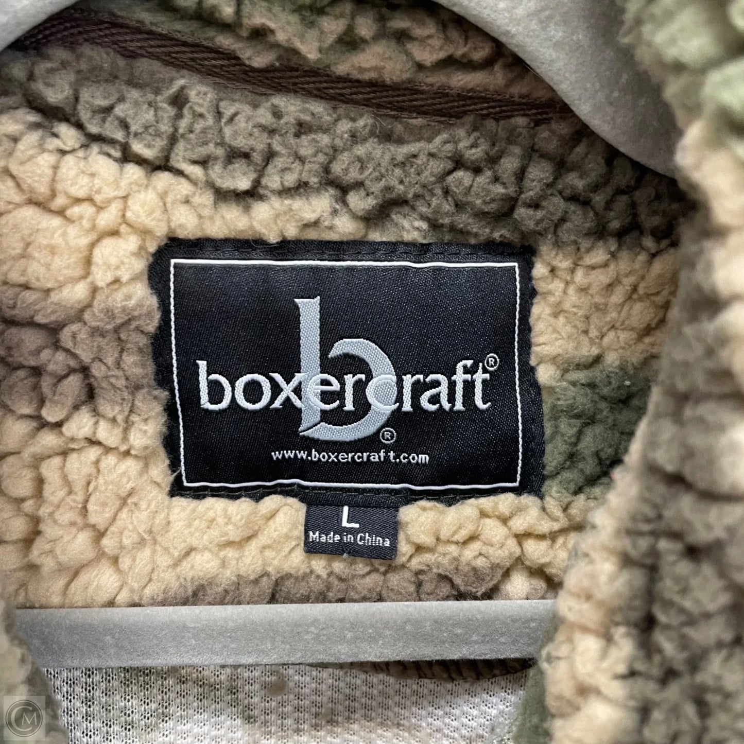 Athletic Fleece By Clothes Mentor In Camouflage Print, Size: L