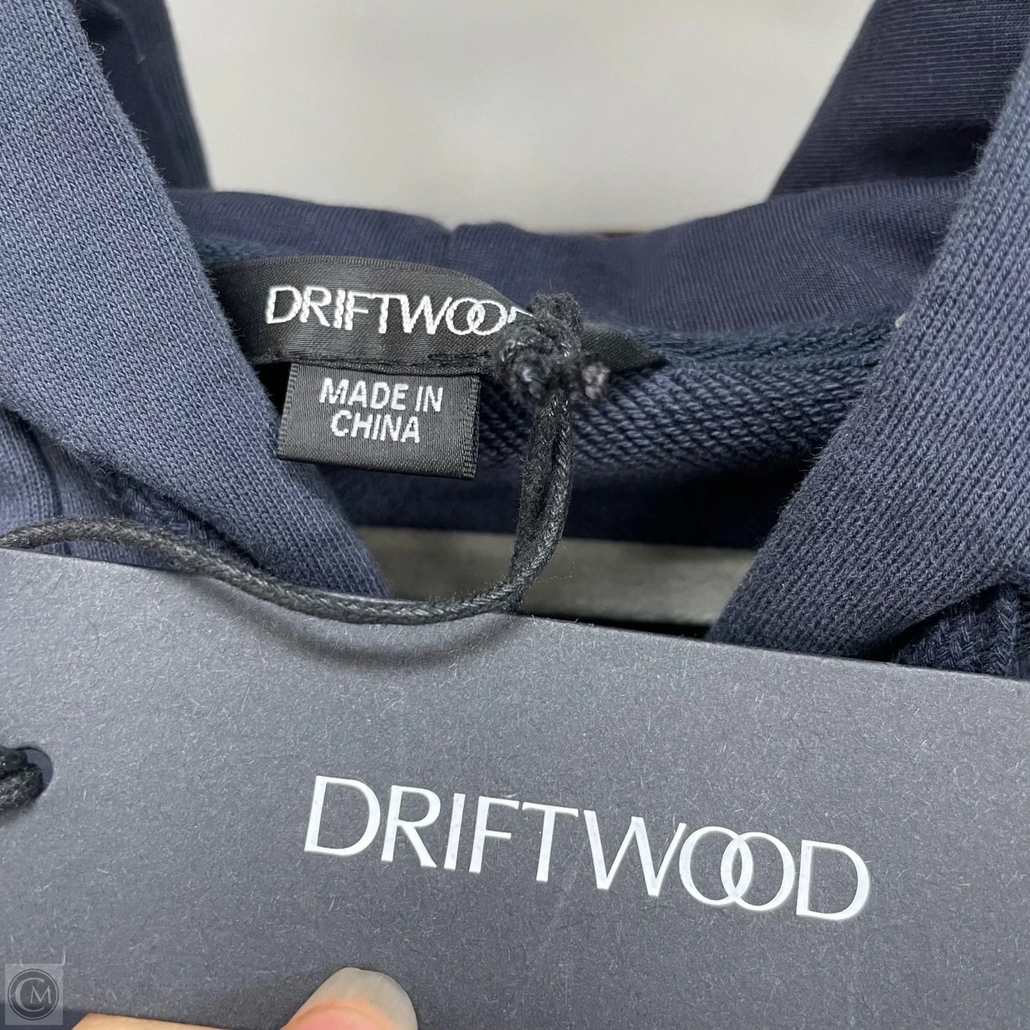 Sweatshirt Hoodie By Driftwood In Blue, Size: L