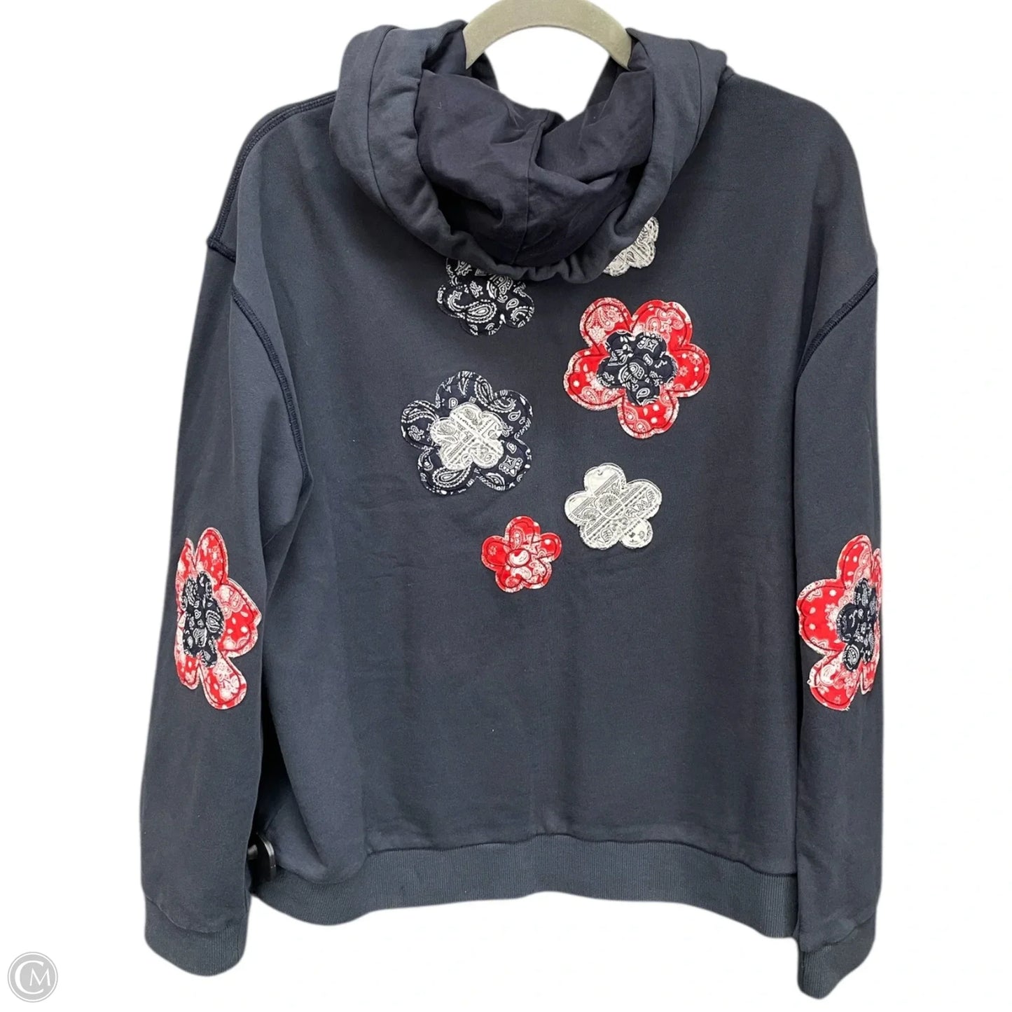 Sweatshirt Hoodie By Driftwood In Blue, Size: L