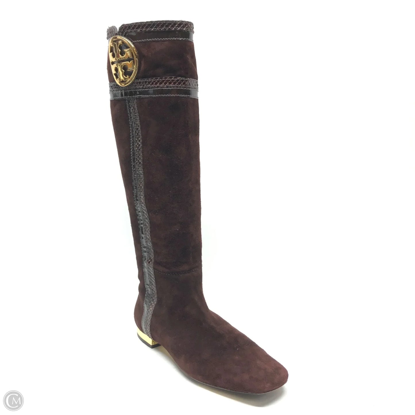 Boots Designer By Tory Burch In Brown, Size: 7