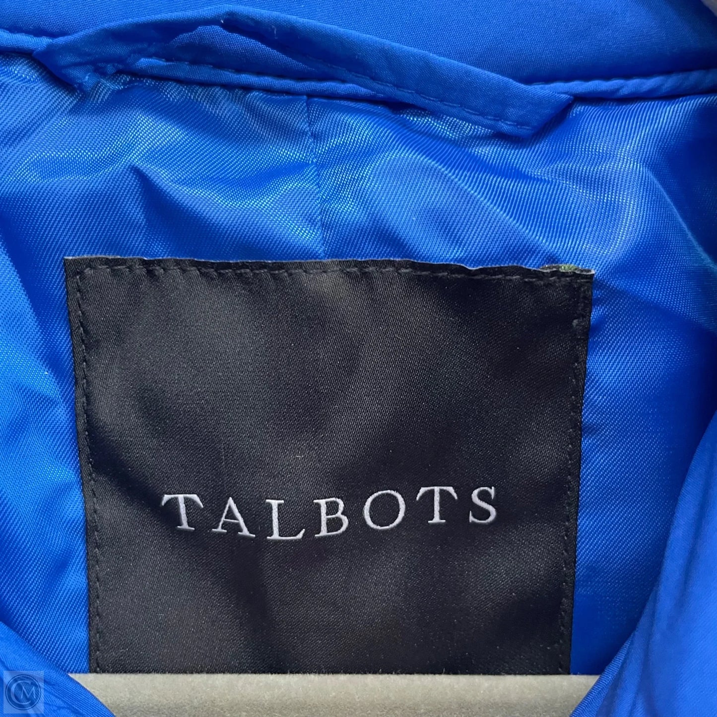 Jacket Puffer & Quilted By Talbots In Blue, Size: S