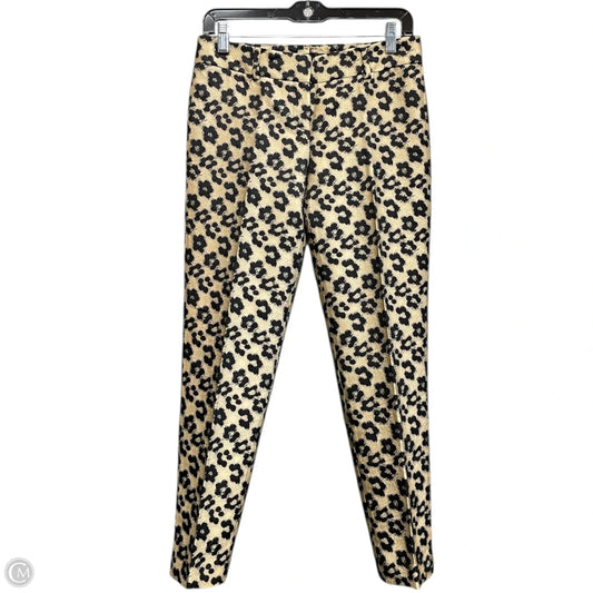 Pants Dress By Ann Taylor In Black & Gold, Size: 0