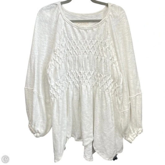 Tunic Long Sleeve By We The Free In White, Size: S