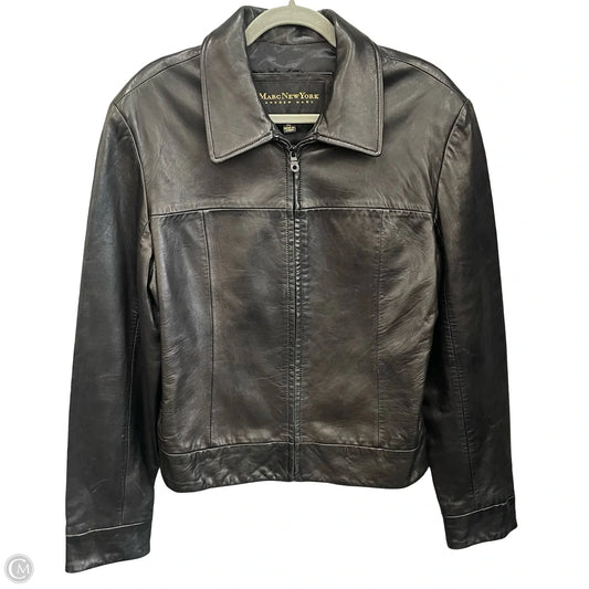 Jacket Leather By Marc New York In Black, Size: Xl