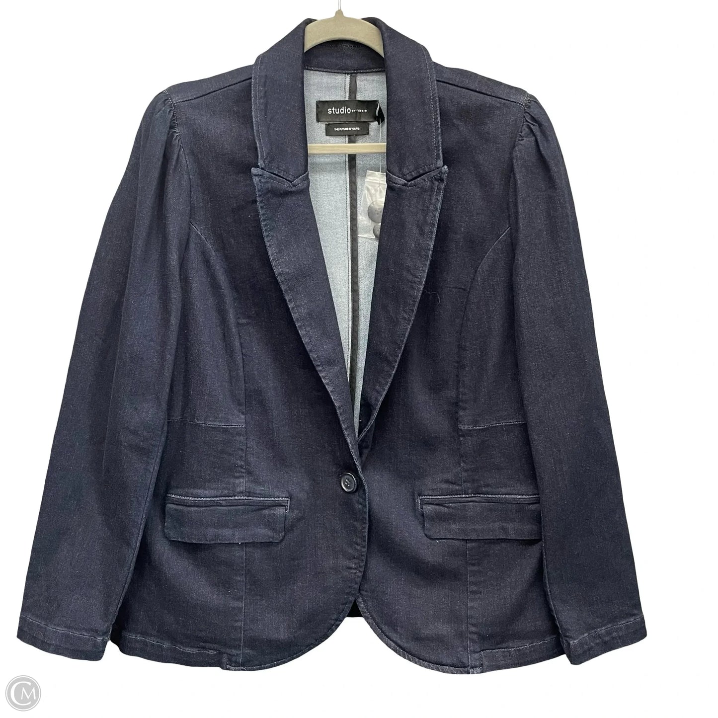 Blazer By Torrid In Blue Denim, Size: 2x