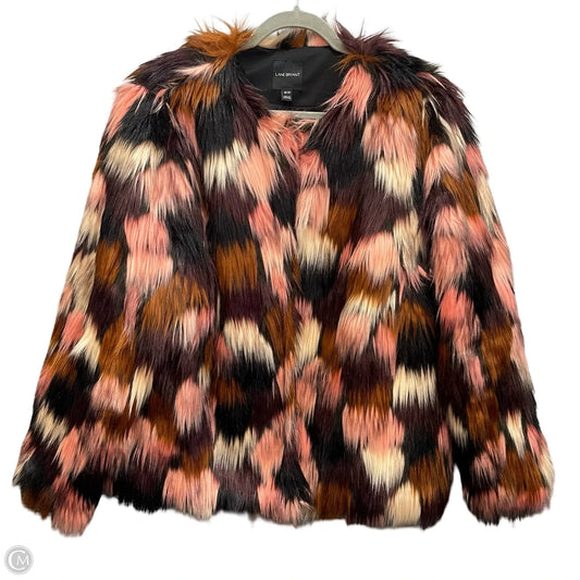 Jacket Faux Fur & Sherpa By Lane Bryant In Multi-colored, Size: 1x