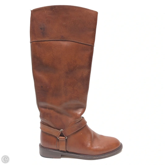 Boots Ankle Flats By Cole-haan In Brown, Size: 7.5