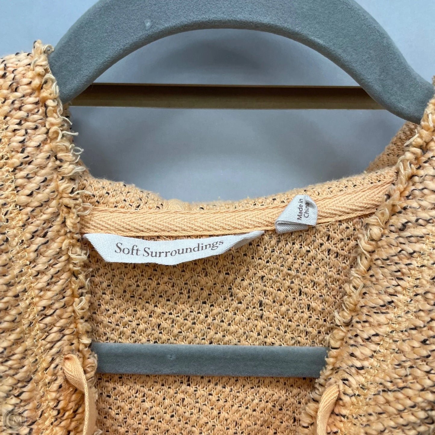 Top Long Sleeve By Soft Surroundings In Orange, Size: S