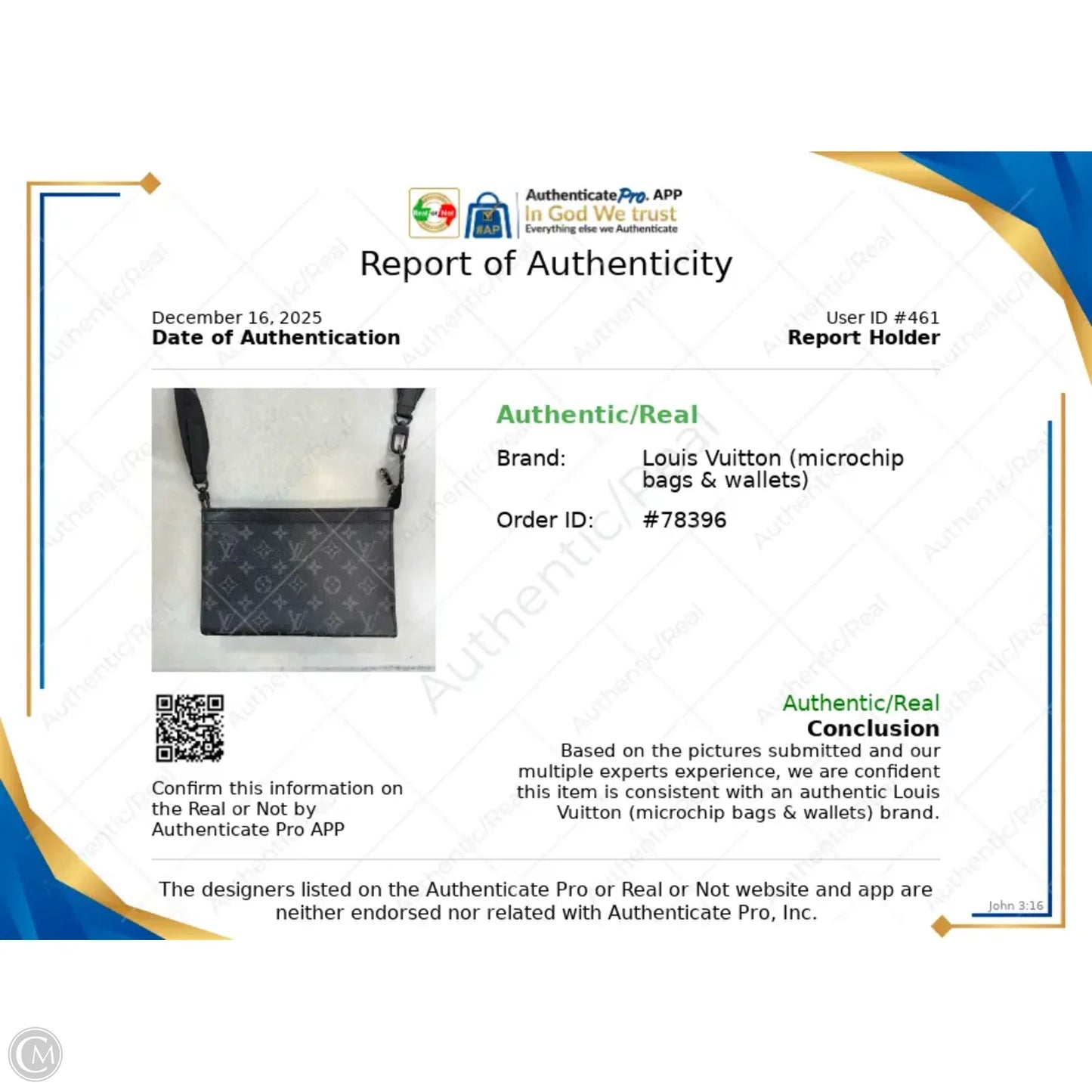 Crossbody Luxury Designer By Louis Vuitton, Size: Small