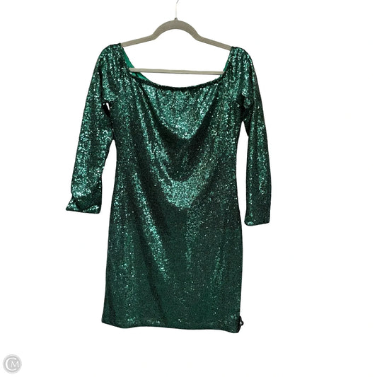 Dress Party Short By Gianni Bini In Green, Size: L