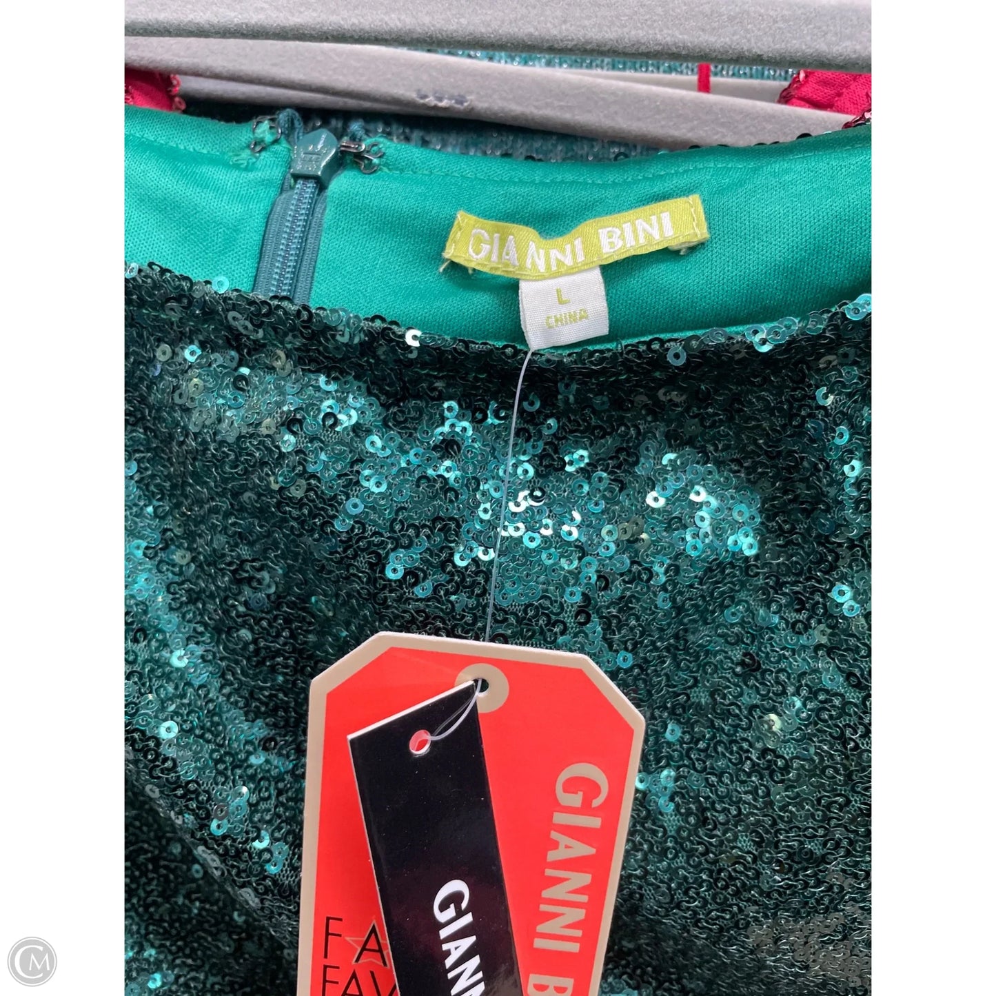 Dress Party Short By Gianni Bini In Green, Size: L