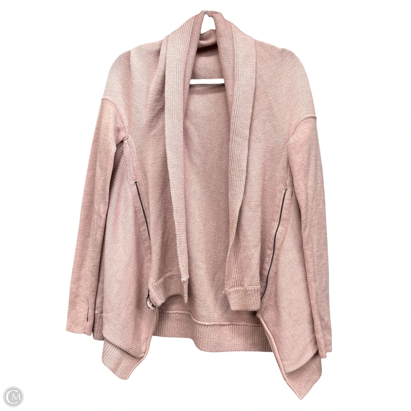 Sweater Cardigan By Lululemon In Pink, Size: S