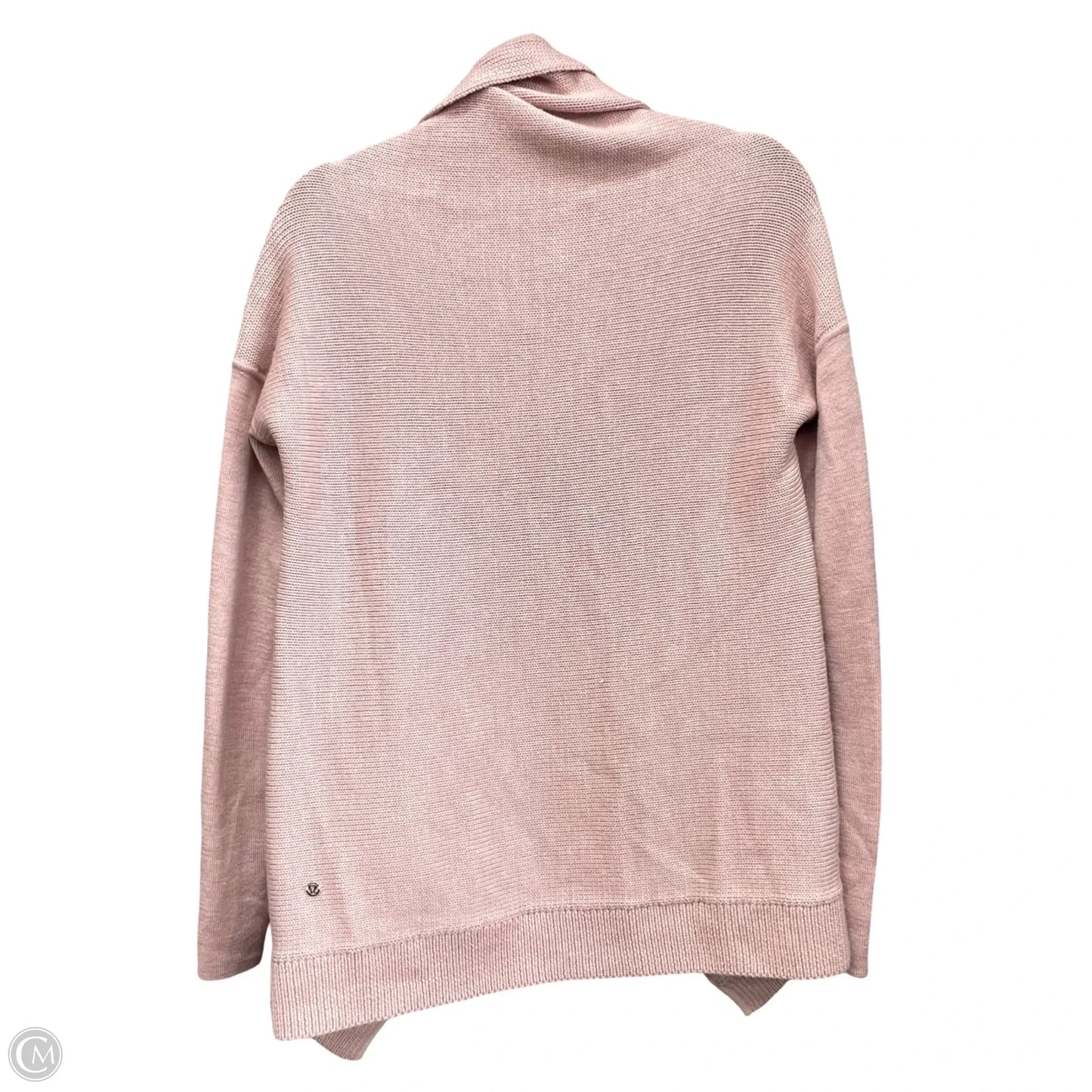 Sweater Cardigan By Lululemon In Pink, Size: S