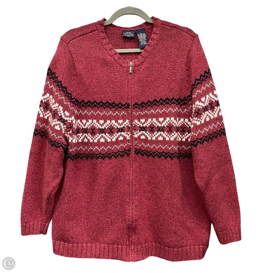 Sweater Cardigan By Sonoma In Maroon, Size: 2x