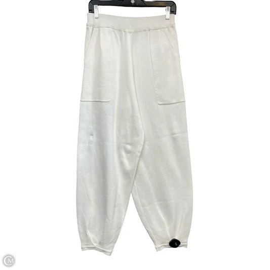 Pants Joggers By Clothes Mentor In Ivory, Size: S