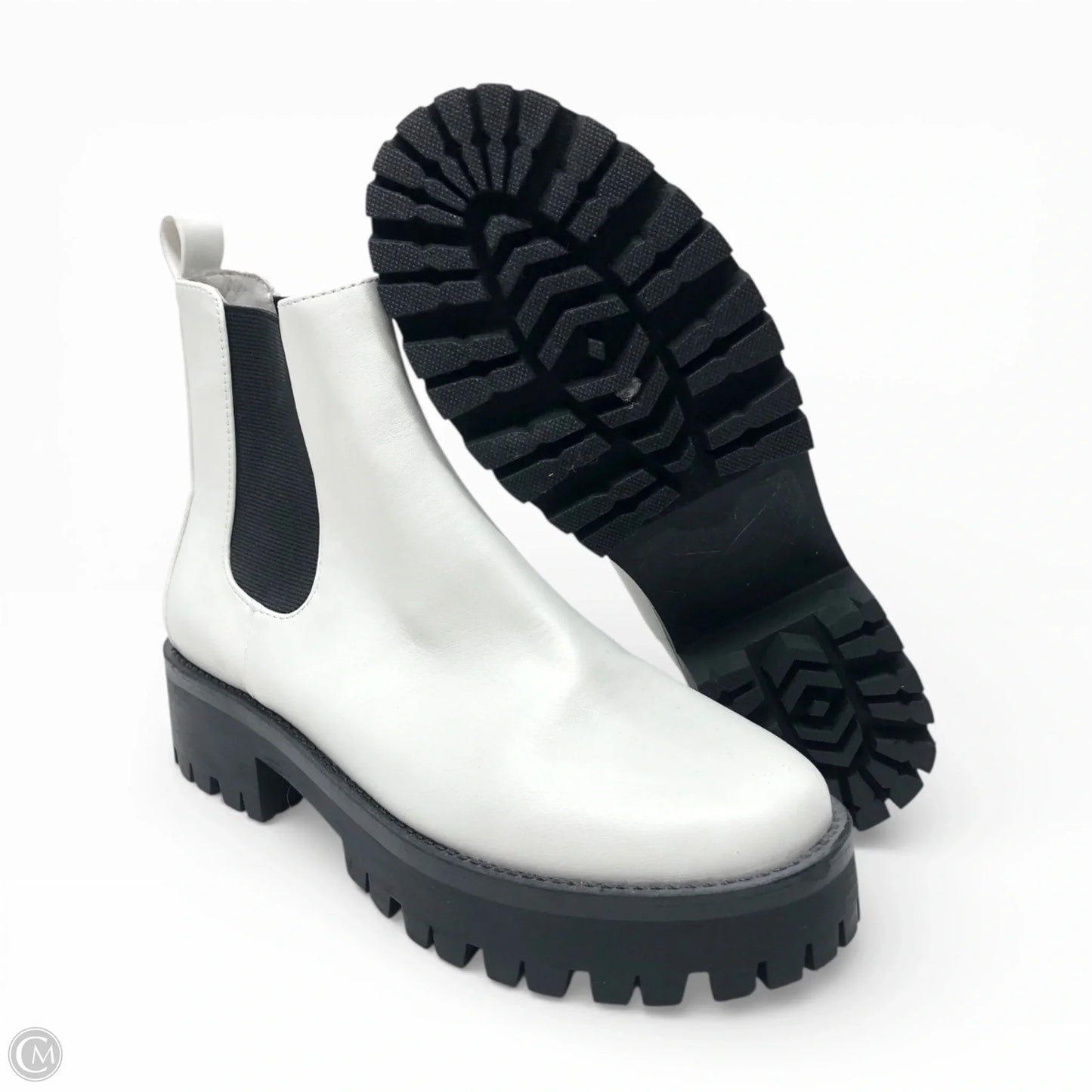 Boots Ankle Flats By Bp In White, Size: 8