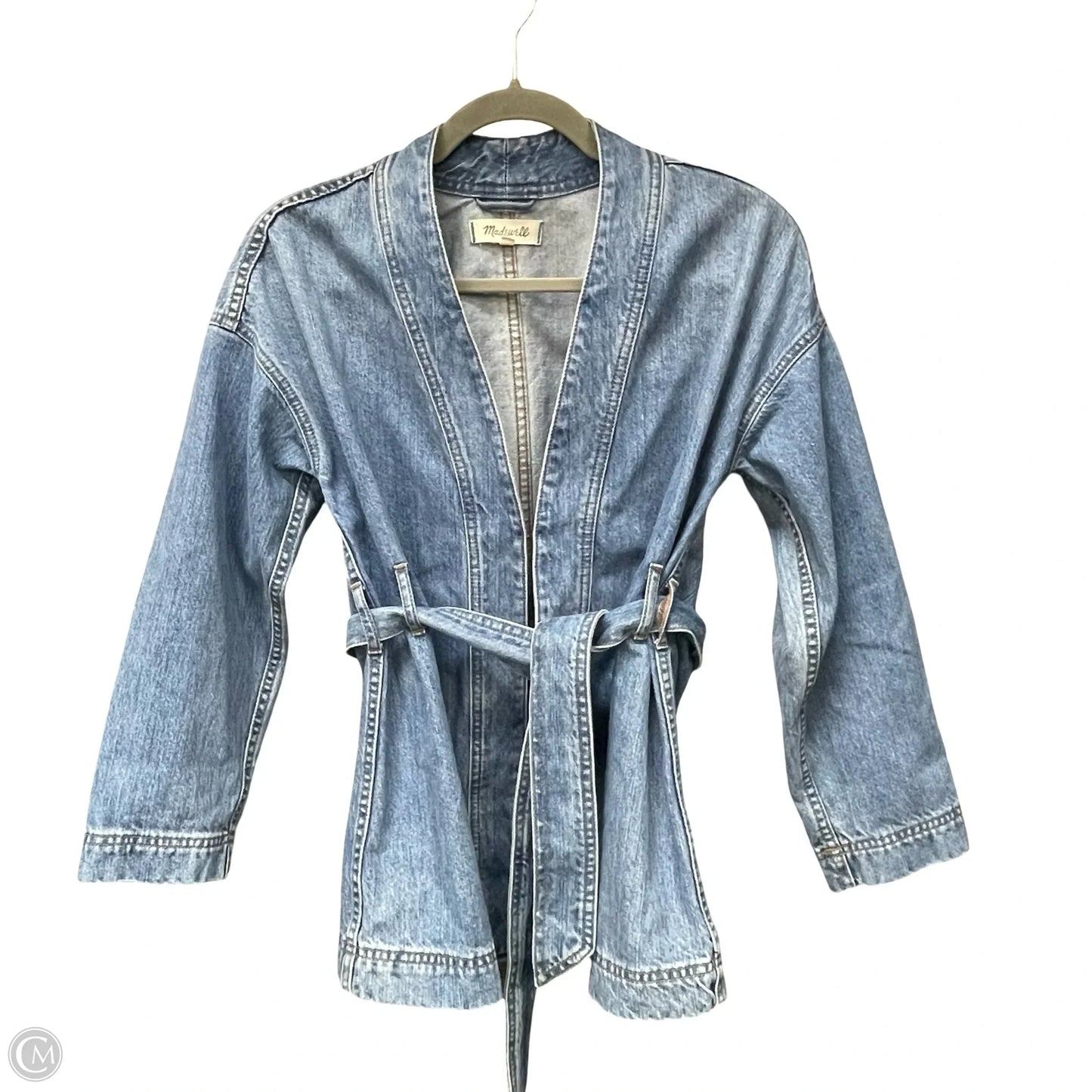 Jacket Denim By Madewell In Blue Denim, Size: Xs