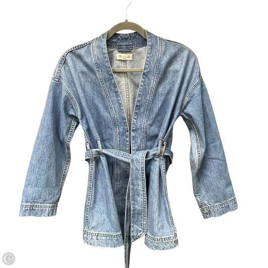 Jacket Denim By Madewell In Blue Denim, Size: Xs
