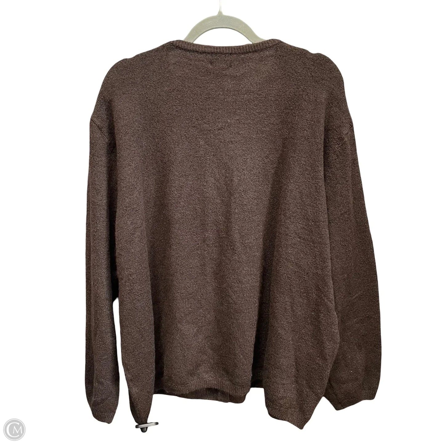 Sweater Cardigan By H&m In Brown, Size: Xxl
