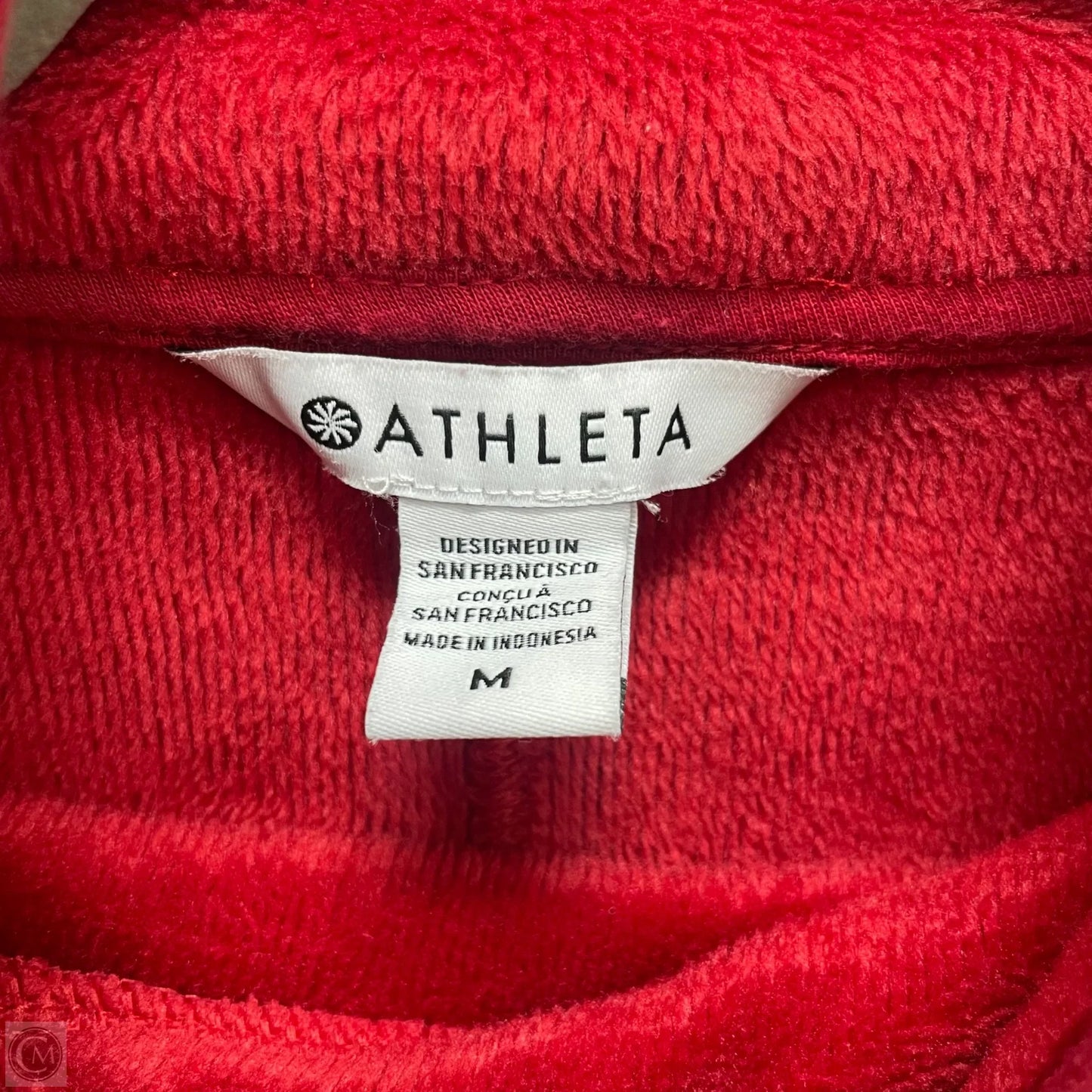 Athletic Sweatshirt Collar By Athleta In Red, Size: M