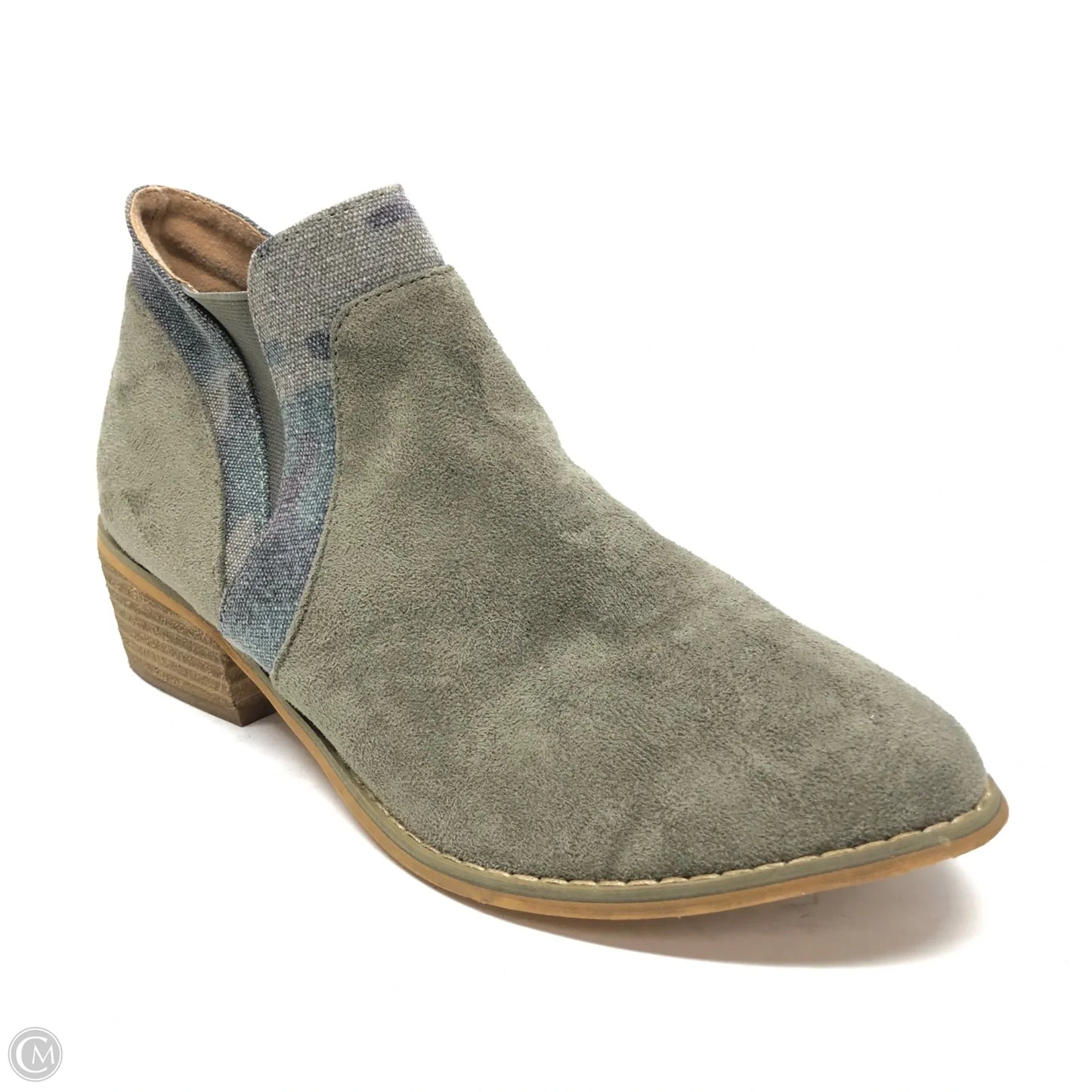 Boots Ankle Heels By Corkys In Taupe, Size: 9