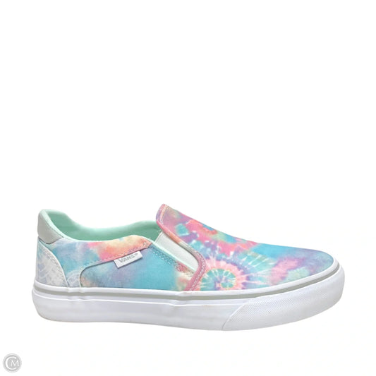Shoes Sneakers By Vans In Tie Dye Print, Size: 8.5