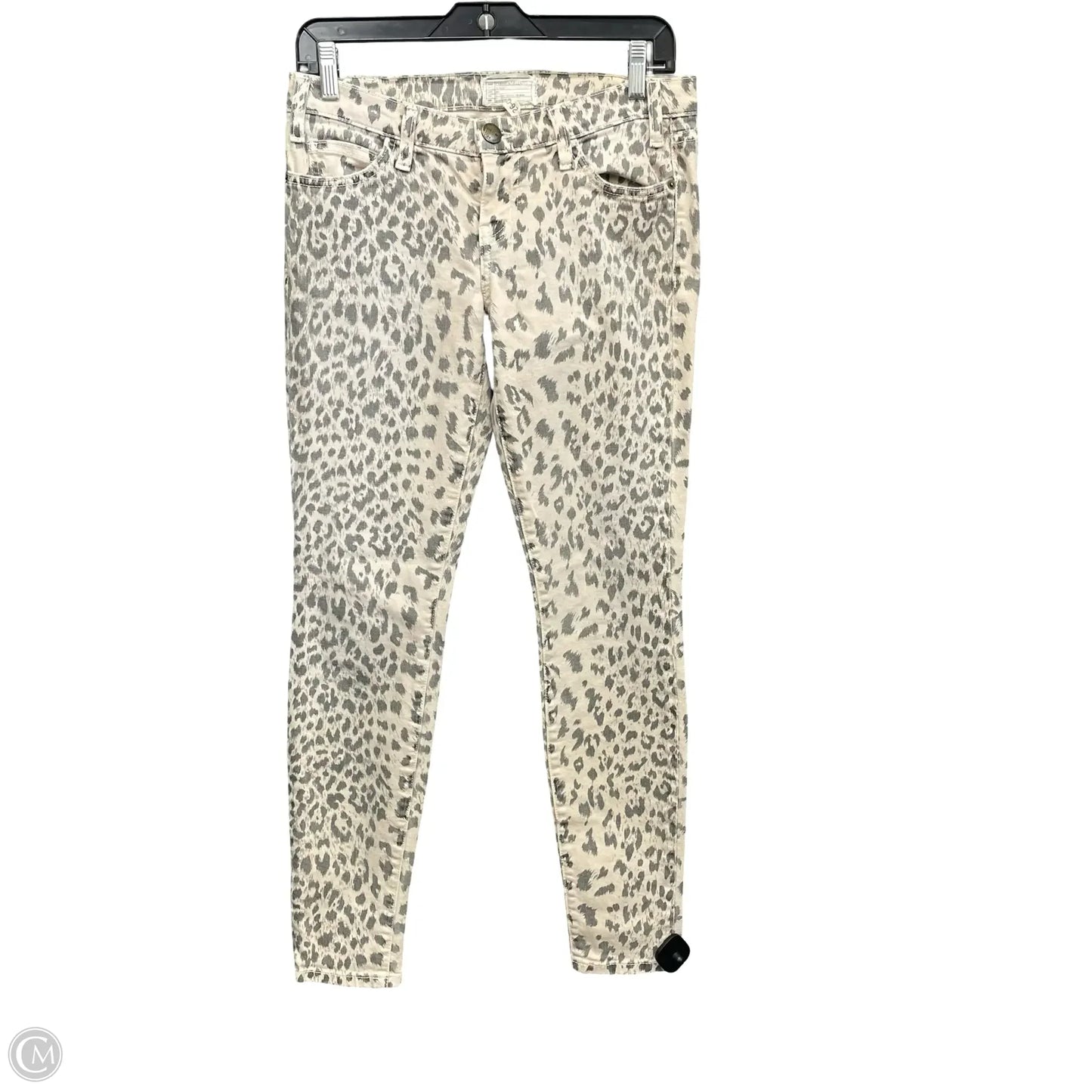 Jeans Skinny By Current Elliott In Leopard Print, Size: 2
