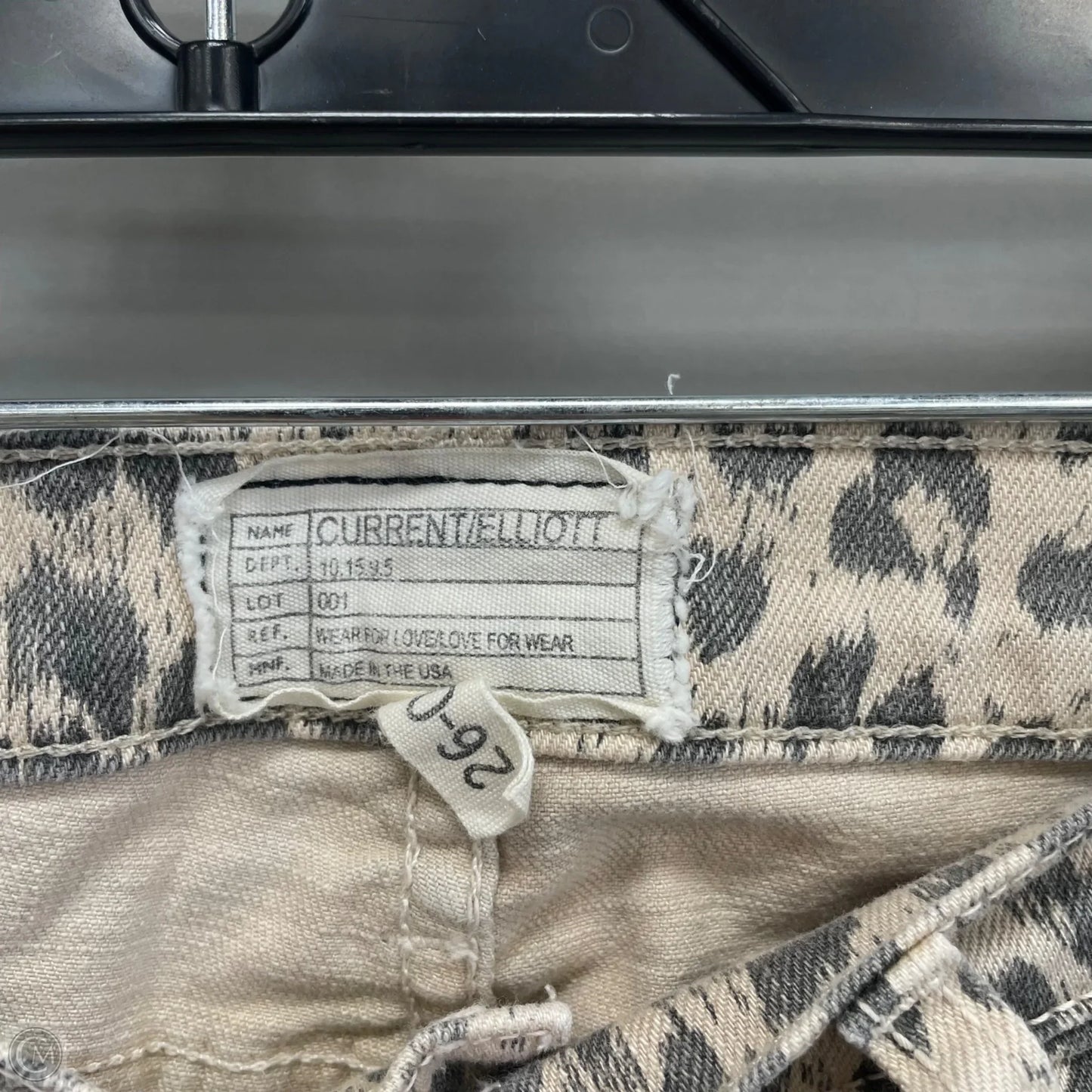 Jeans Skinny By Current Elliott In Leopard Print, Size: 2