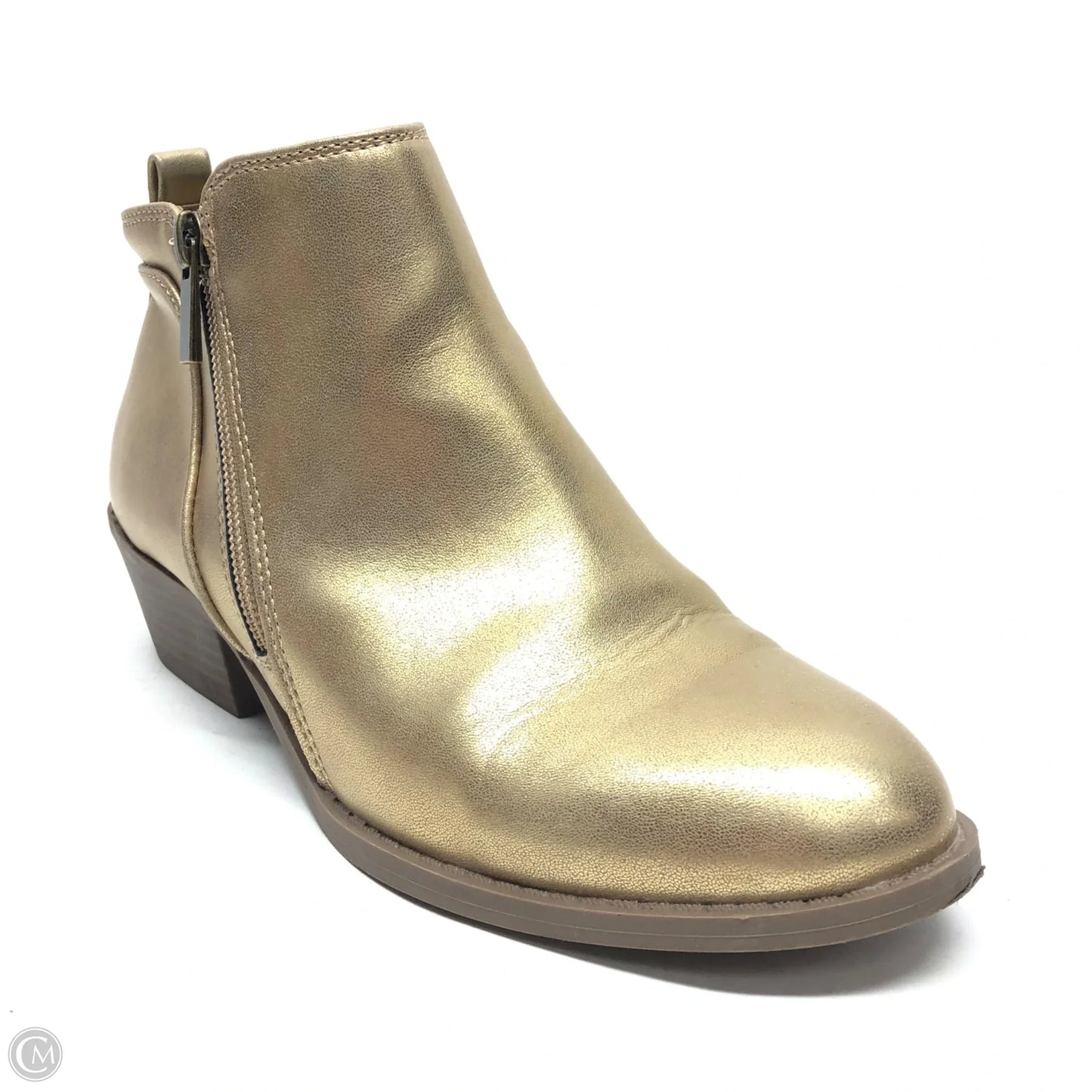 Boots Ankle Heels By Arizona In Gold, Size: 6