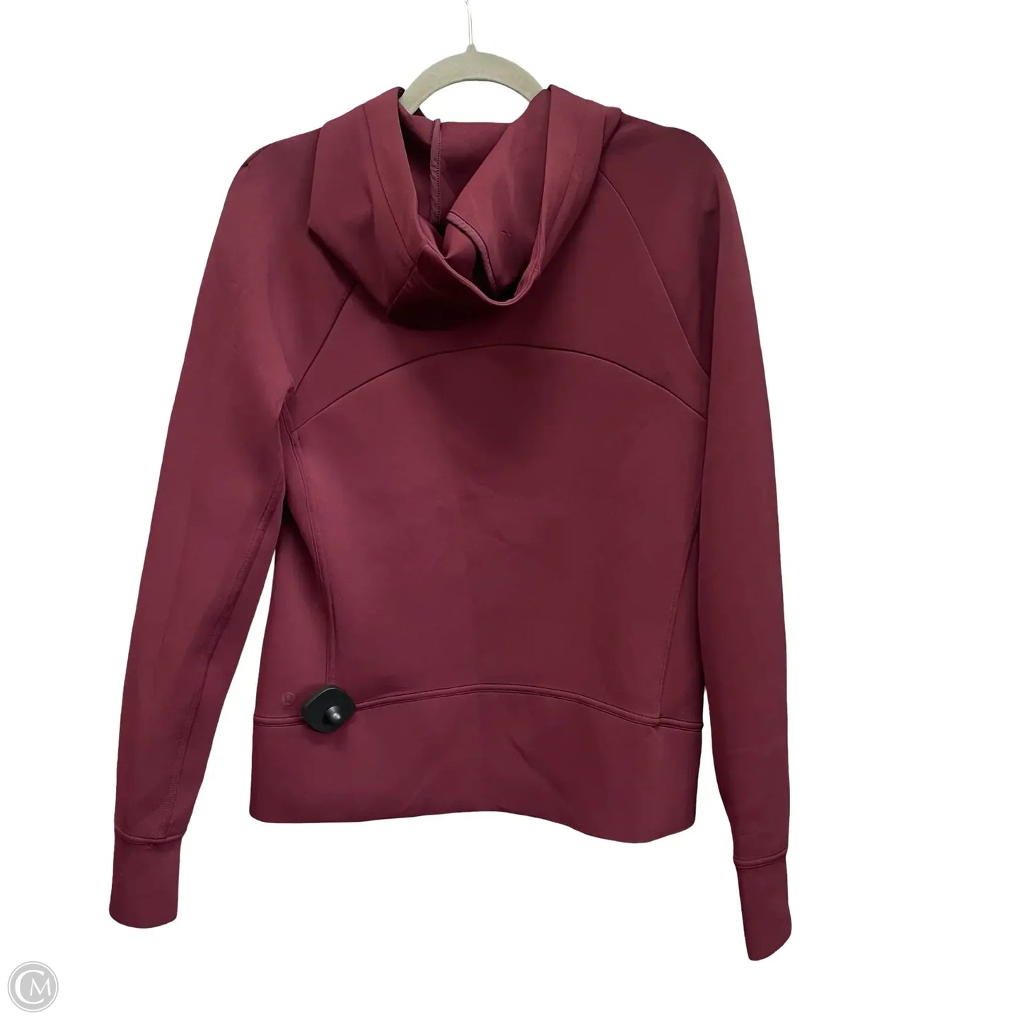 Athletic Jacket By Lululemon In Maroon, Size: 10