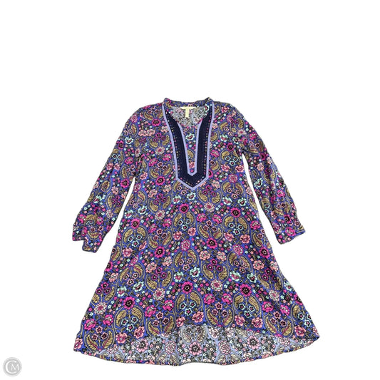 Dress Casual Short By Matilda Jane In Floral Print, Size: Xs