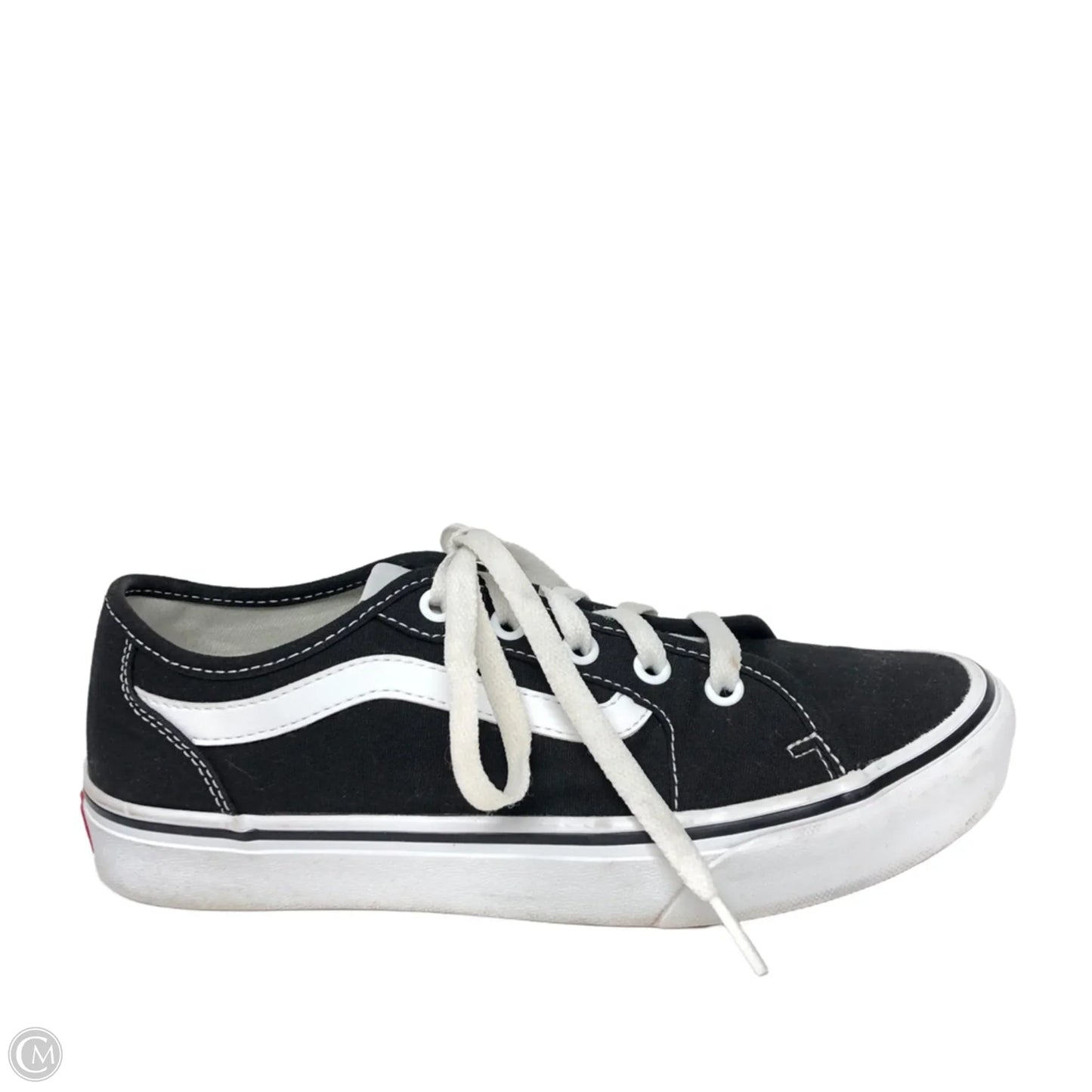 Shoes Sneakers By Vans In Black, Size: 8.5