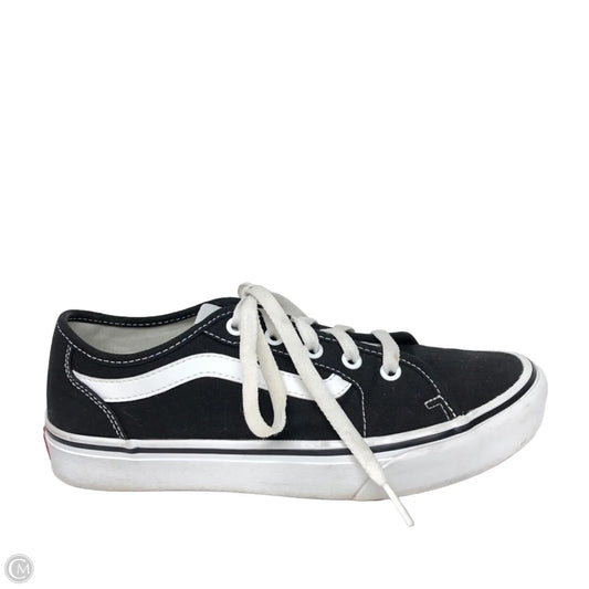 Shoes Sneakers By Vans In Black, Size: 8.5