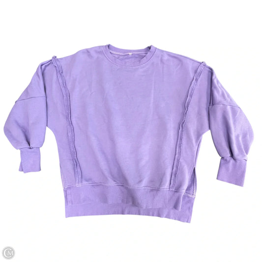 Sweatshirt Crewneck By Clothes Mentor In Purple, Size: S