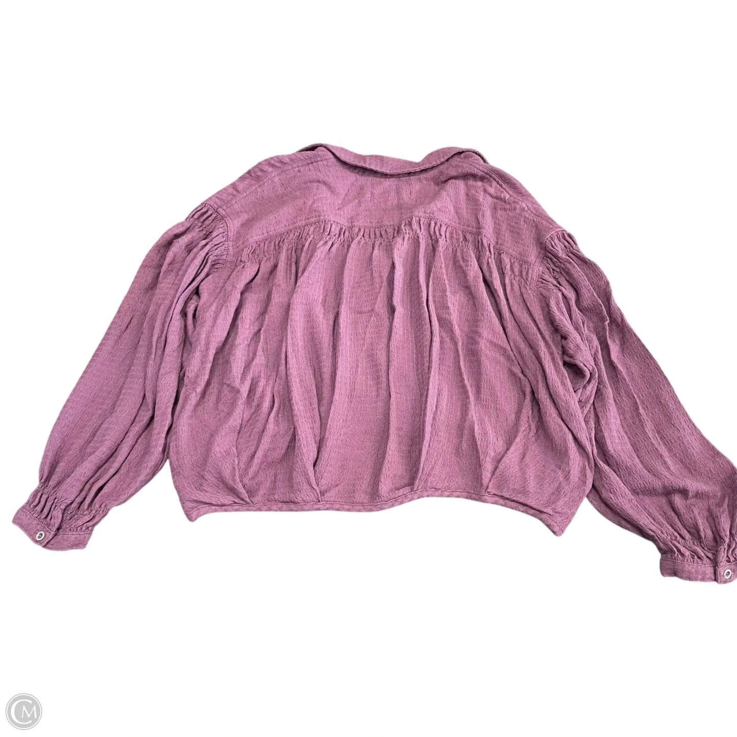 Top Long Sleeve By We The Free In Purple, Size: S