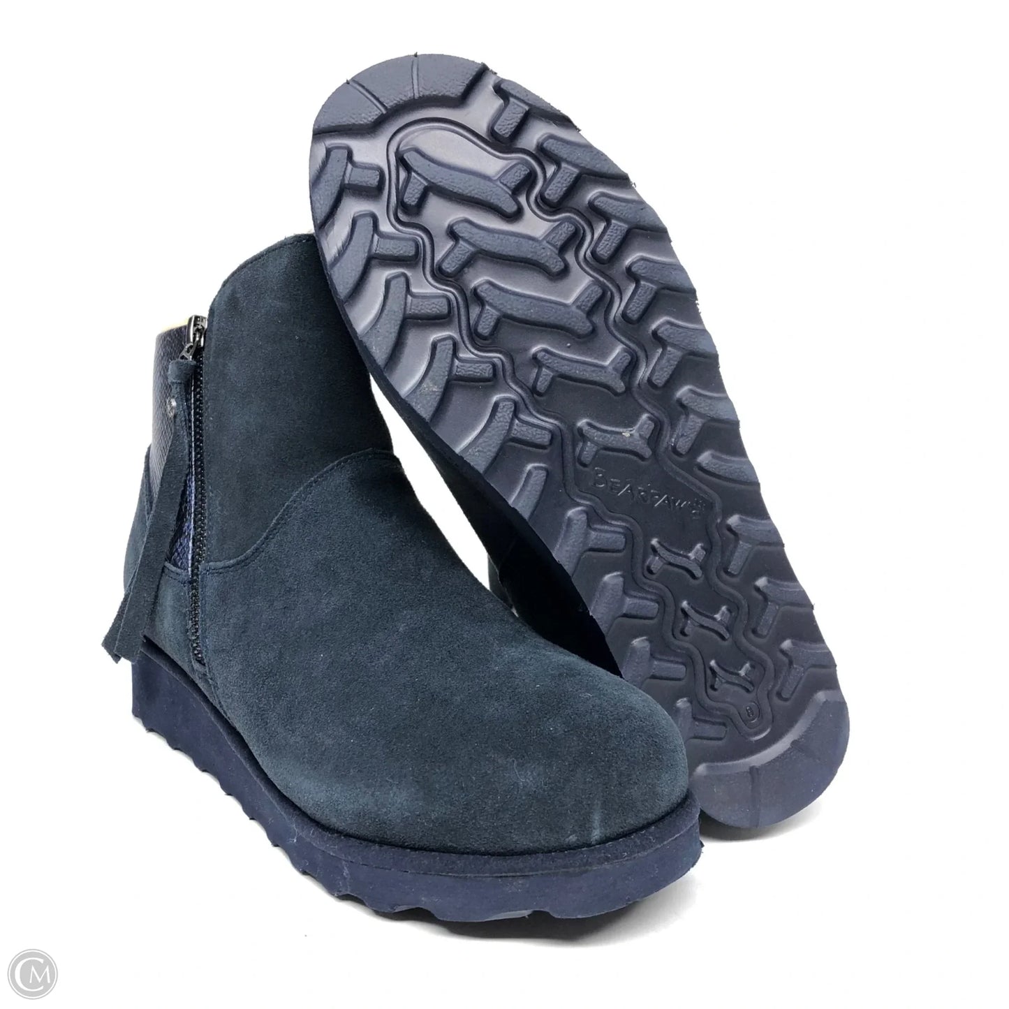 Boots Ankle Flats By Bearpaw In Navy, Size: 8