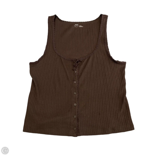 Tank Top By Aerie In Brown, Size: Xl