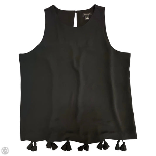 Top Sleeveless By Ann Taylor In Black, Size: S