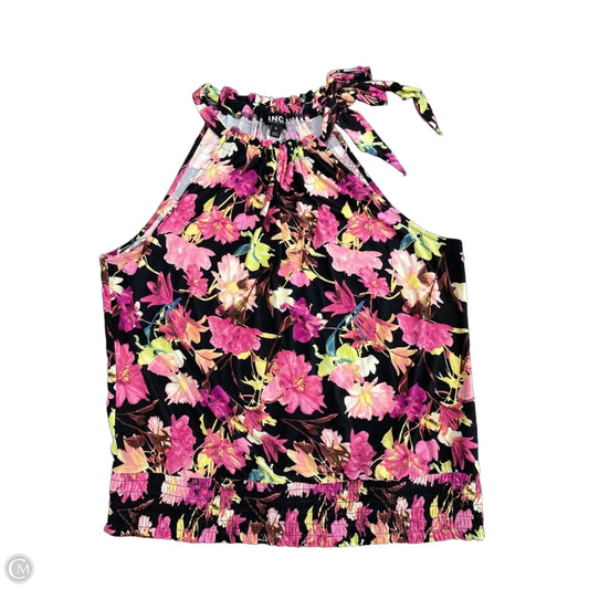 Blouse Sleeveless By Inc In Floral Print, Size: Xl